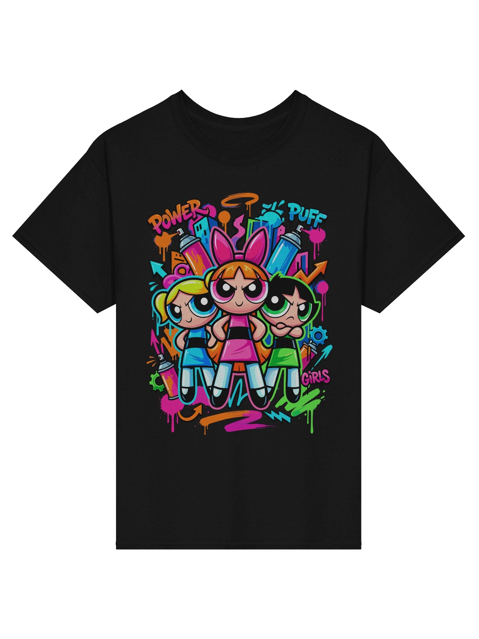 Power Puff Girls graffiti t-shirt product image (1)