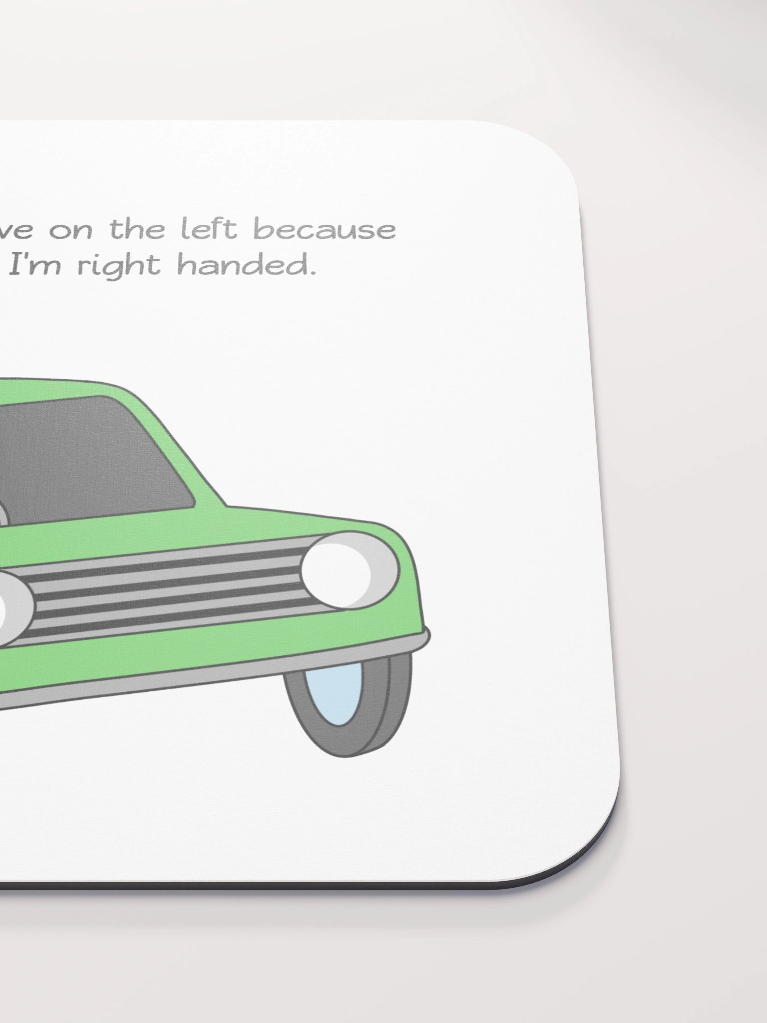 Drive on the left Mouse Pad product image (5)