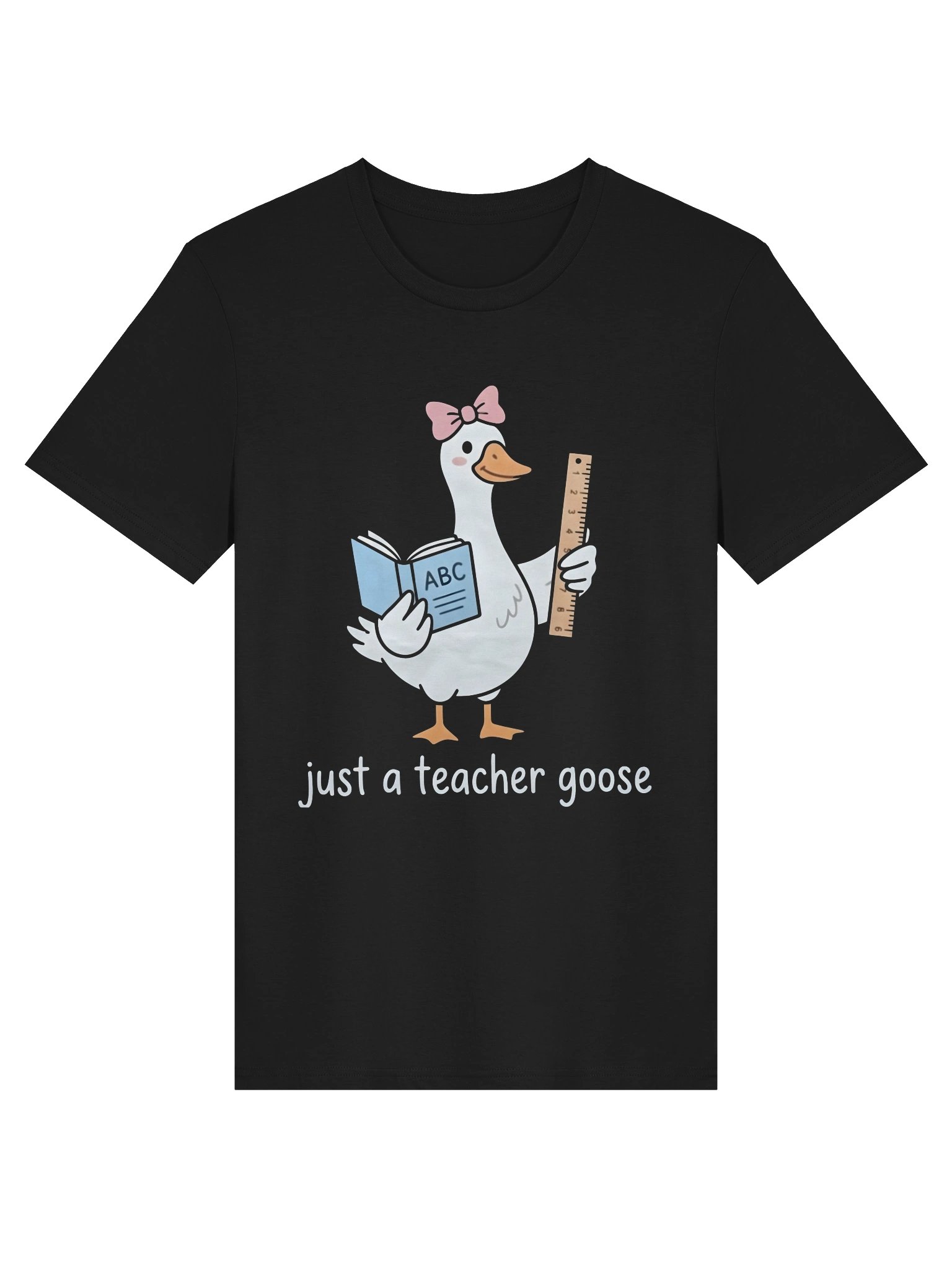 Just a Teacher Goose T-Shirt | Funny Teacher Gift | Cute Goose Graphic Tee | Back to School Shirt product image (5)