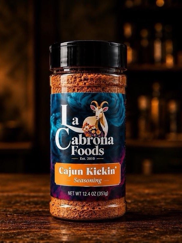 La Cabrona Foods Cajun Kickin' Seasoning, Bold Authentic Mexican-Style Seasoning product image (7)