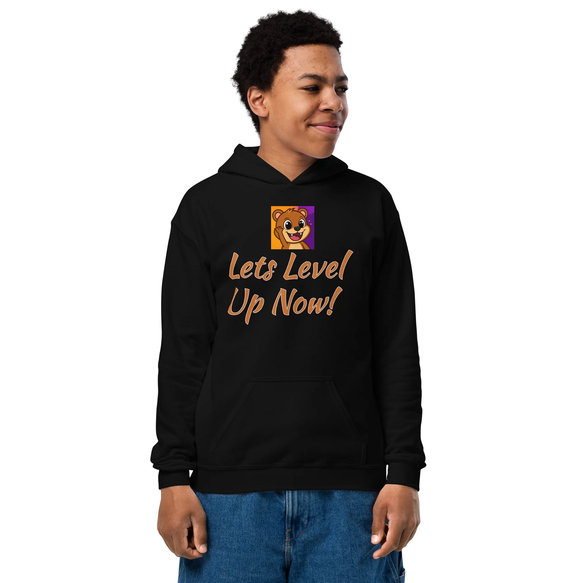 Level Up Now Youth Hoodie product image (1)