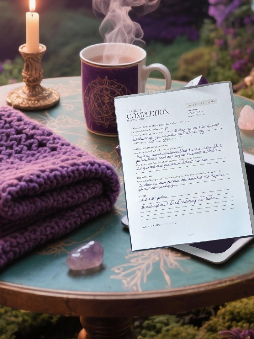 Crochet Ritual Journal | Herbal Guide | Project Tracker product image (8)