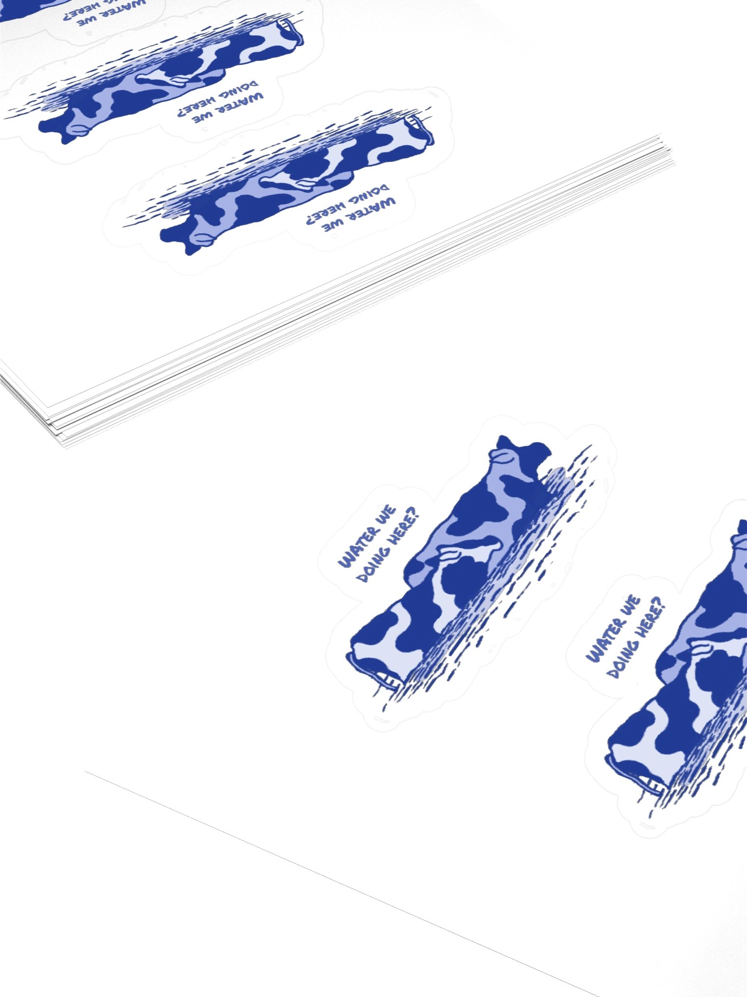 Water we doing here - Sticker (small) product image (4)