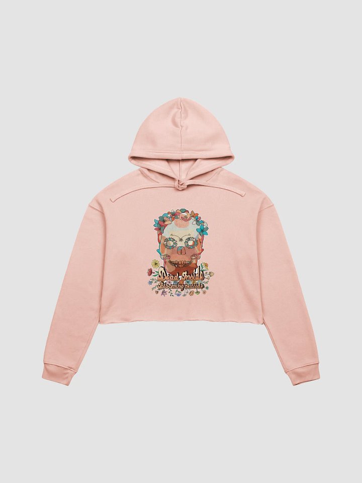 Cropped hoodie All colors - Dead Inside Blooming Outside product image (2)