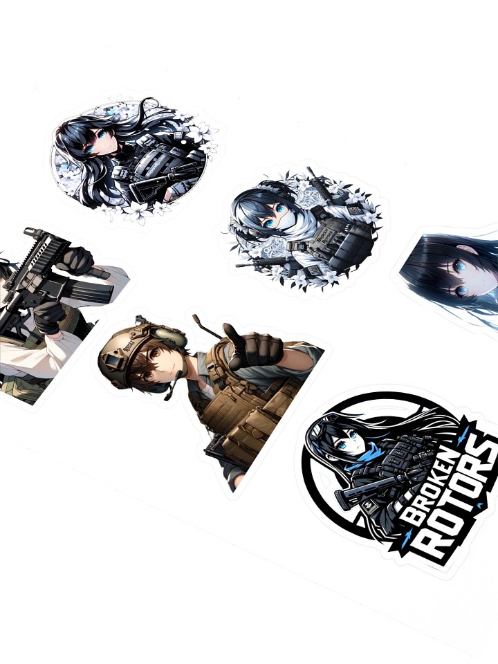 Weird Anime Kids Sticker Sheet product image (2)