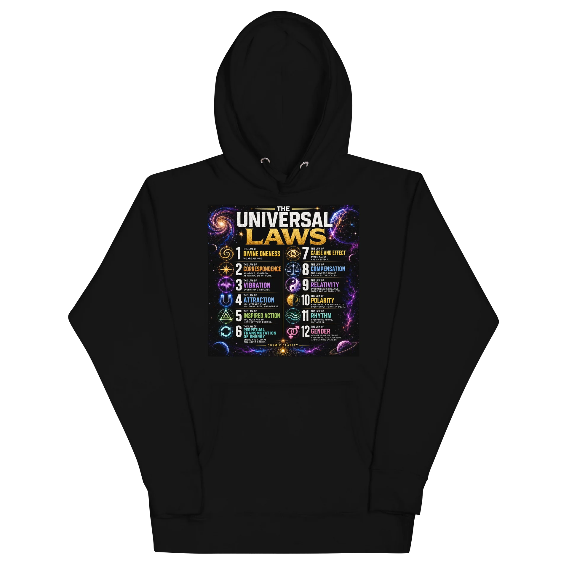 Universal Laws Unisex Hoodie product image (2)