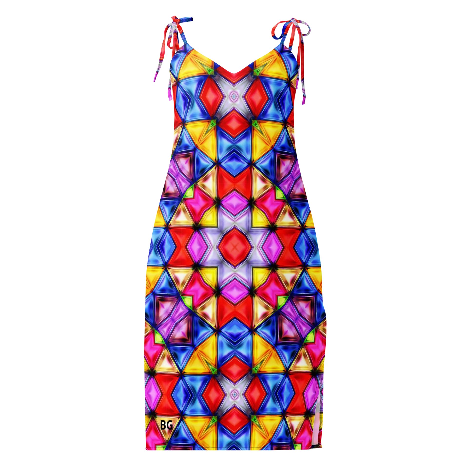 Barry Grady 'Vibrant' Chiffon Slip Dress product image (1)