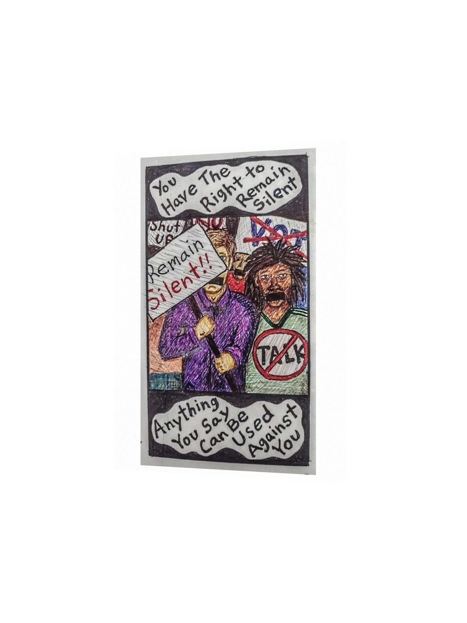 Remain Silent Print product image (2)