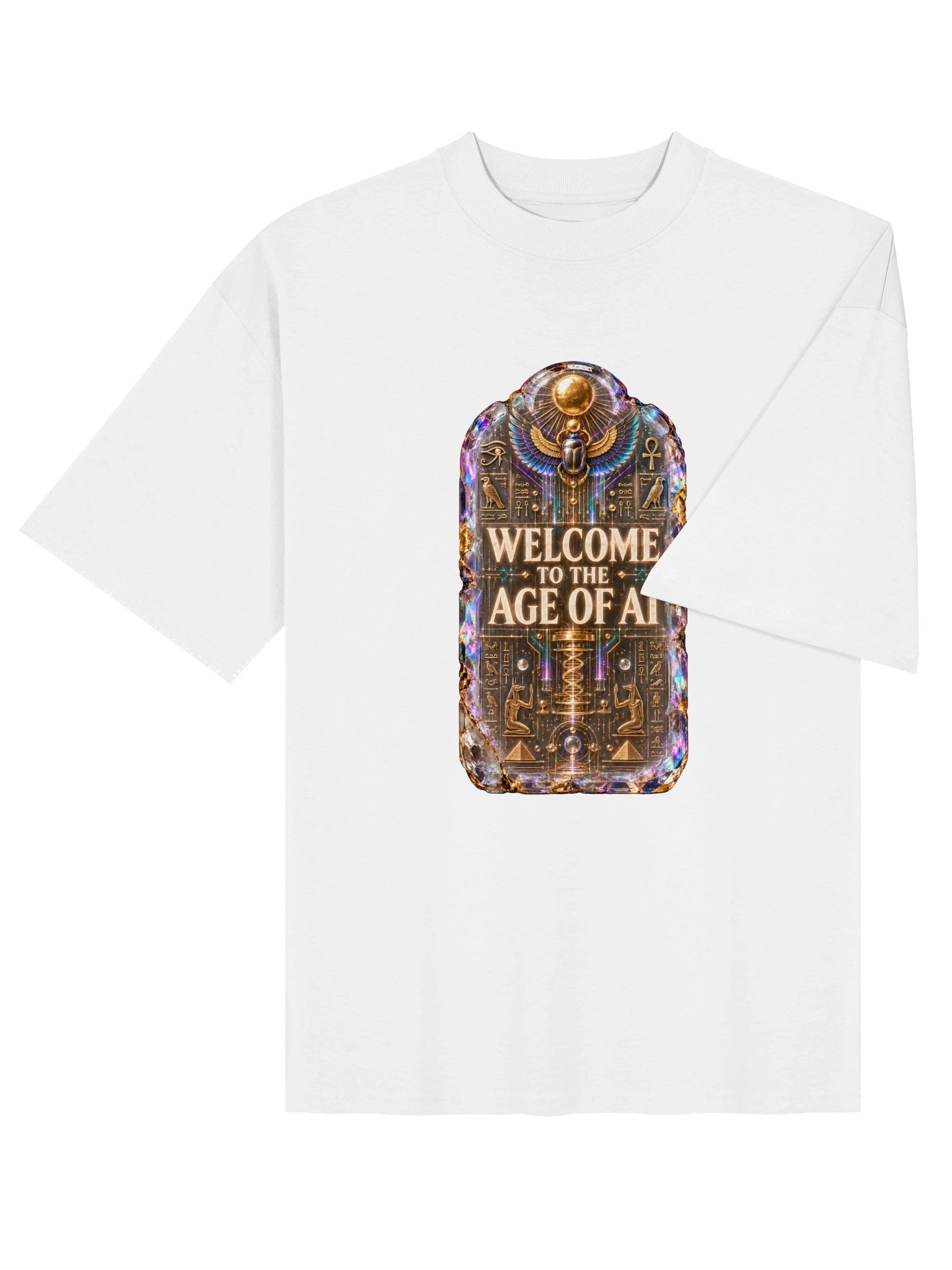 DNARNYA — Quantum Cartouche T-Shirt — White product image (4)
