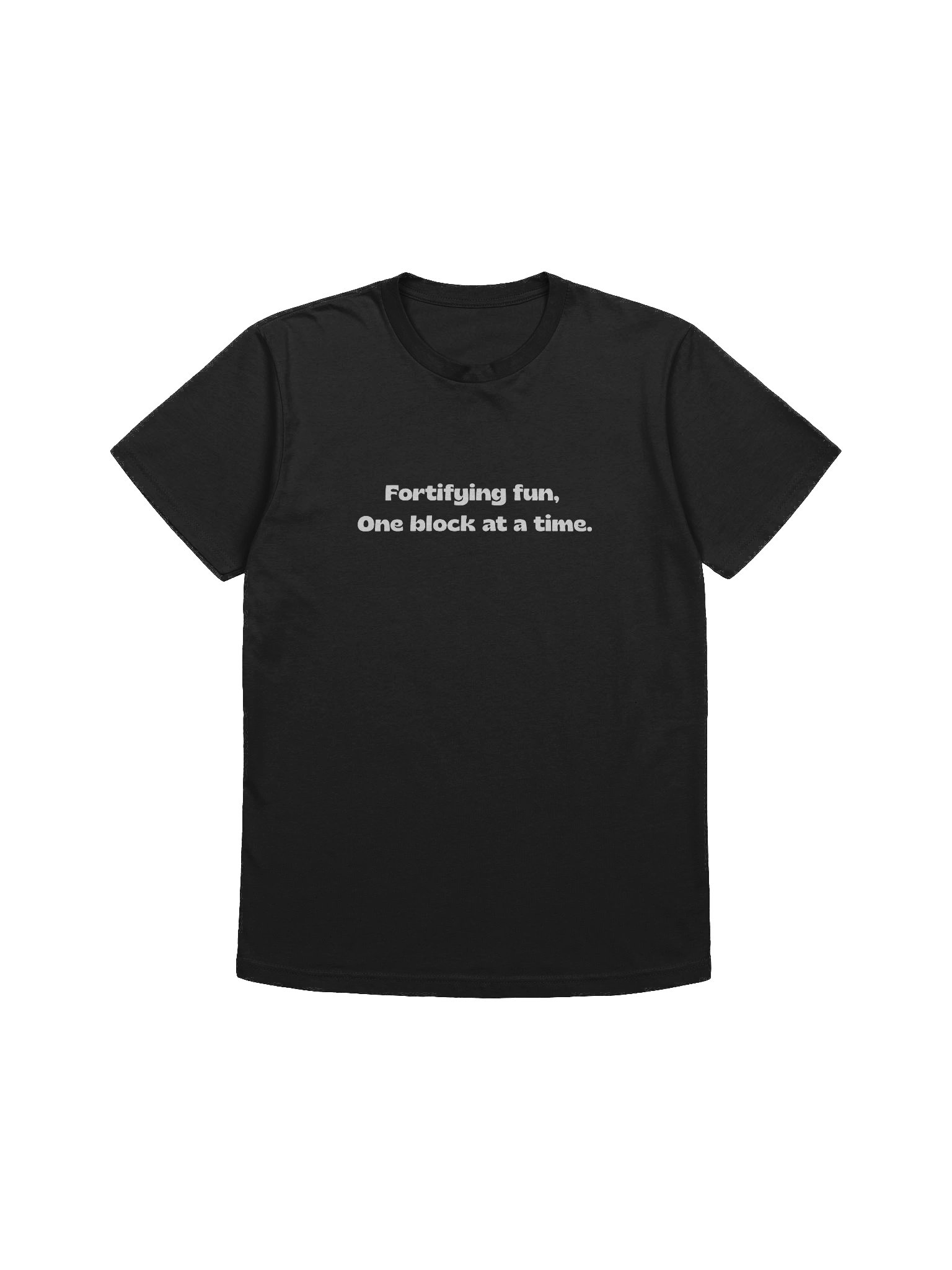 Minefort “One Block at a Time” T-Shirt – Black product image (3)
