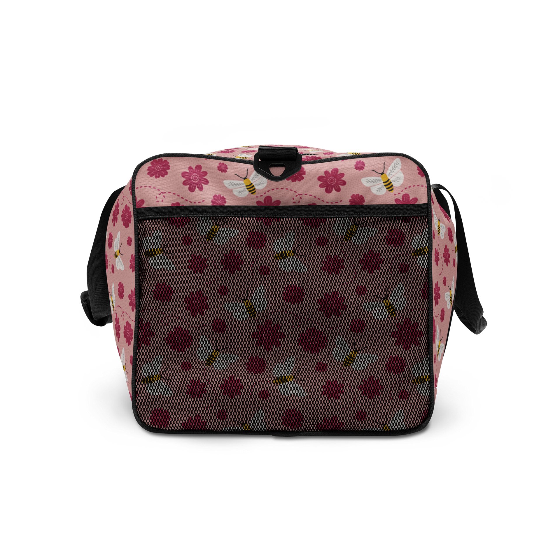 Little Pink Bees Duffel Bag product image (7)
