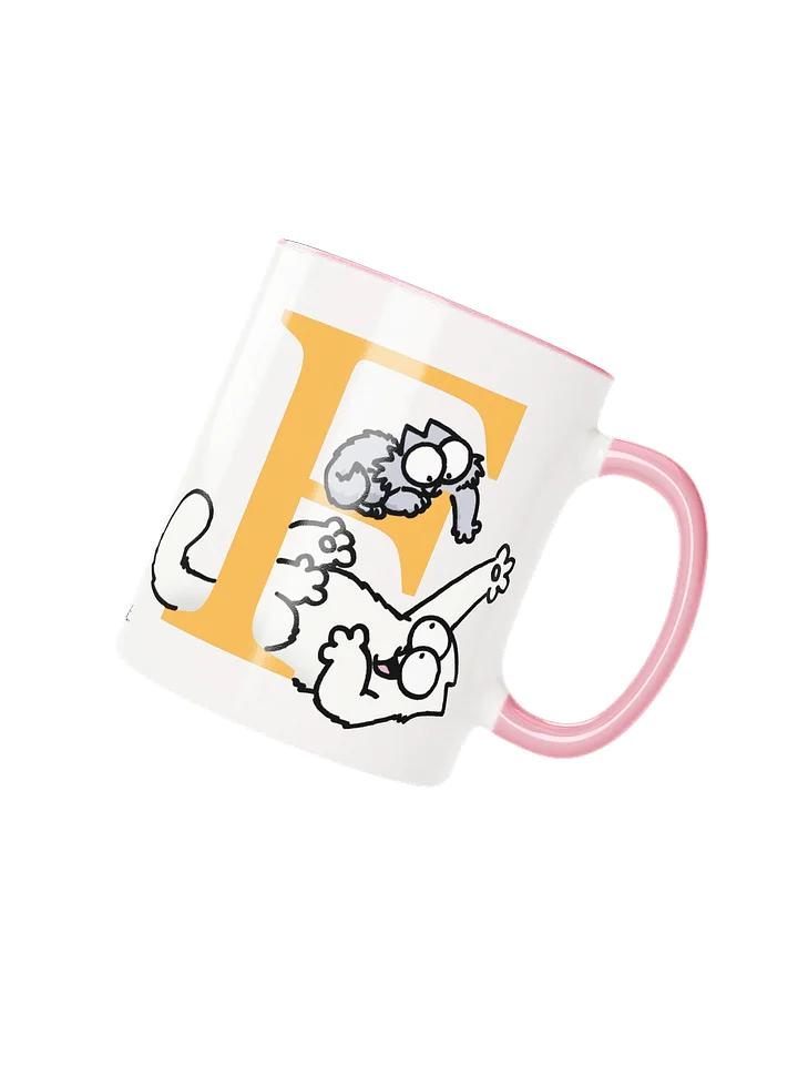 Cat Monogram Mug - F product image (1)