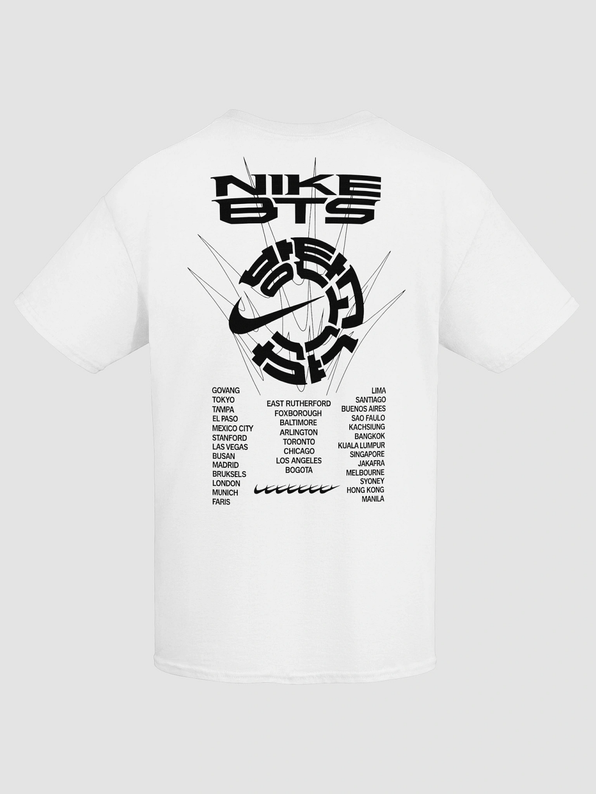 BTS NIKE Tシャツ　M BTS x NIKE White T-shirt | TEAM