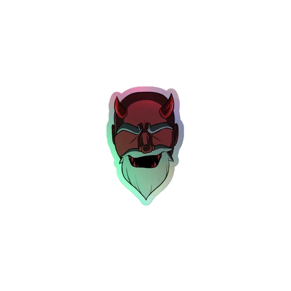 EndBoss of Atheism Holographic Sticker product image (1)