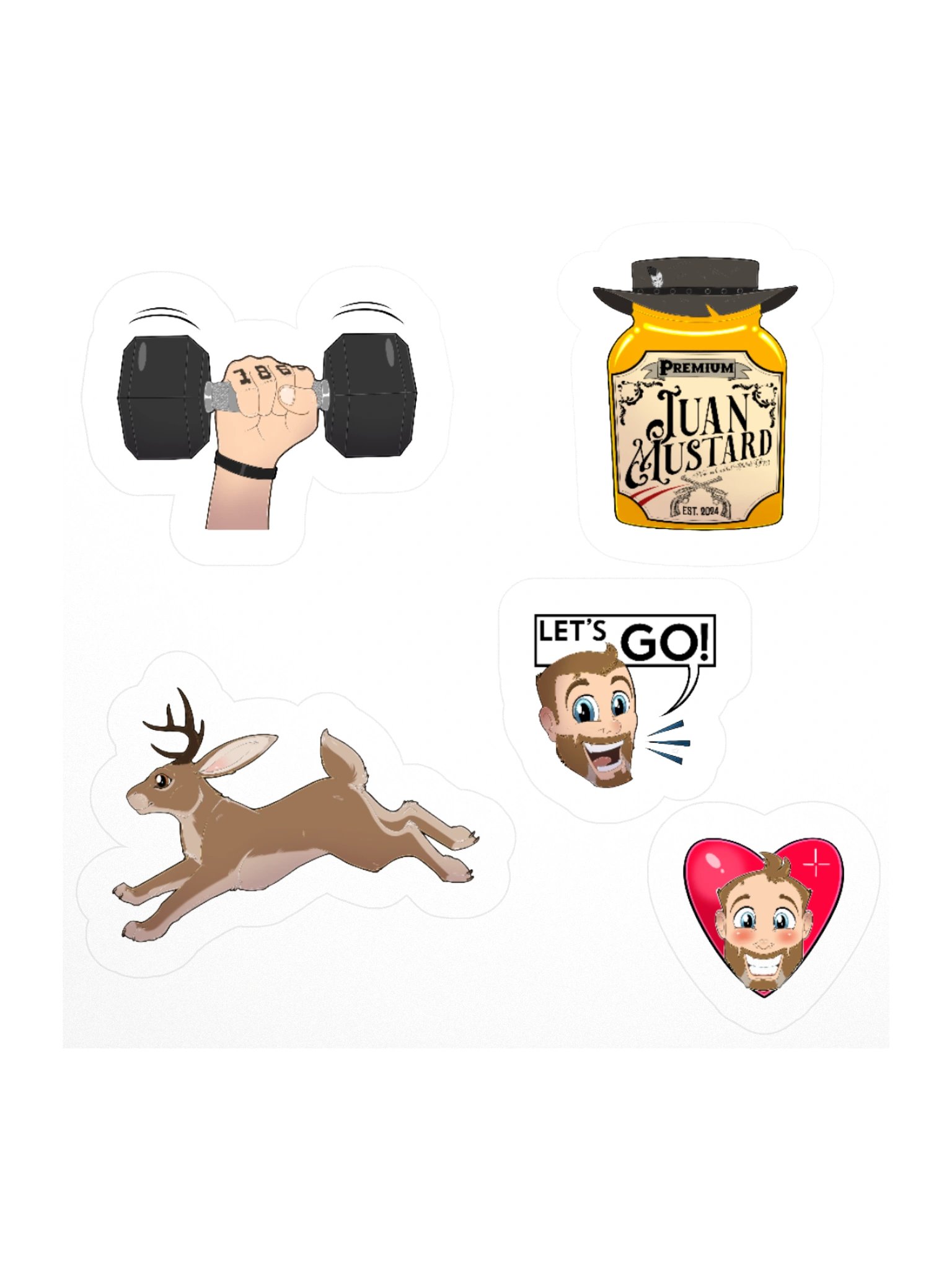JezzKitty Emoji Sticker Sheet product image (1)