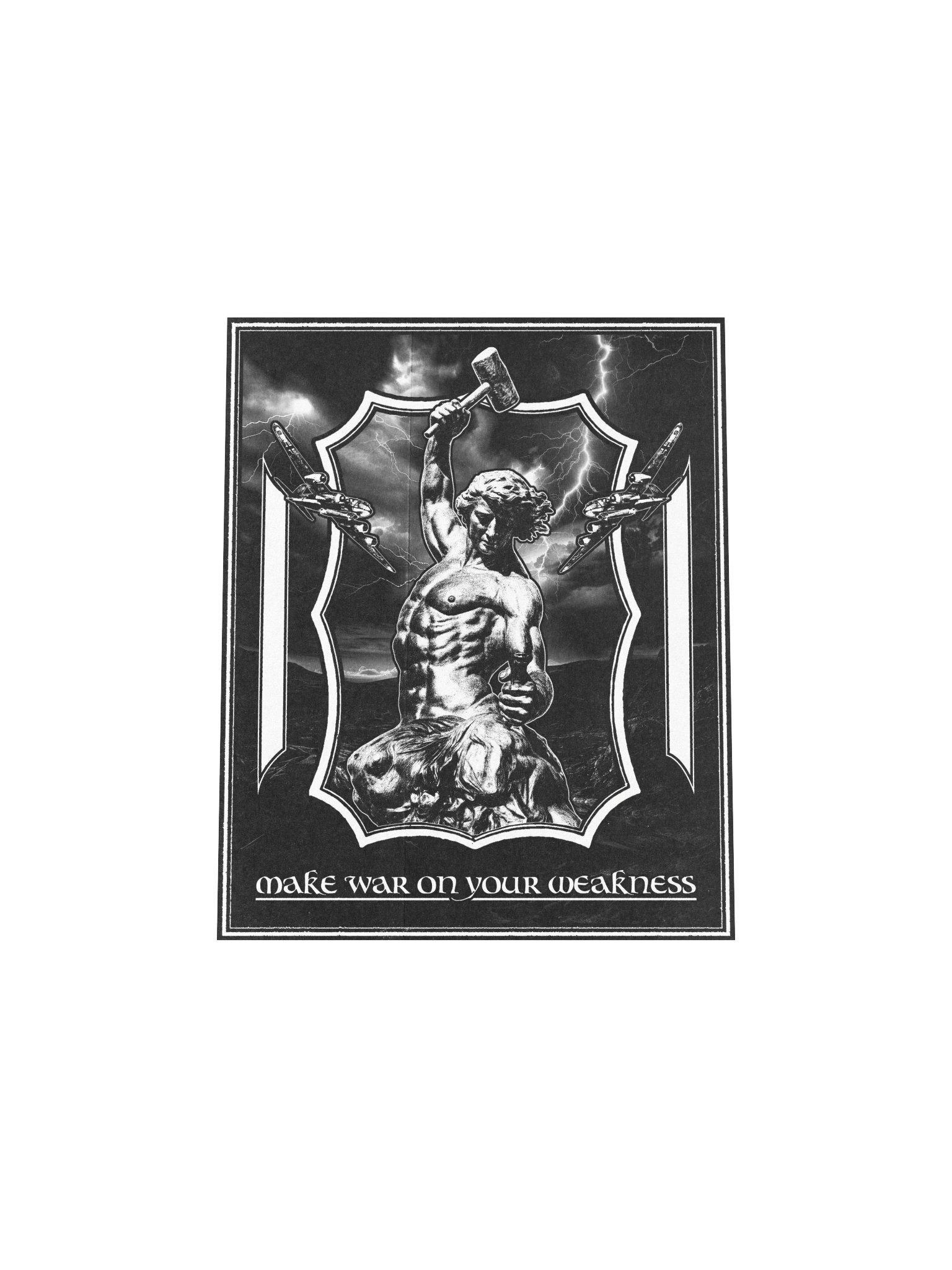 WAR ON WEAKNESS POSTER product image (12)