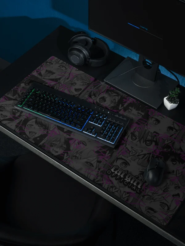 Darkmode 🖤 Cat Girl Deskmat product image (1)