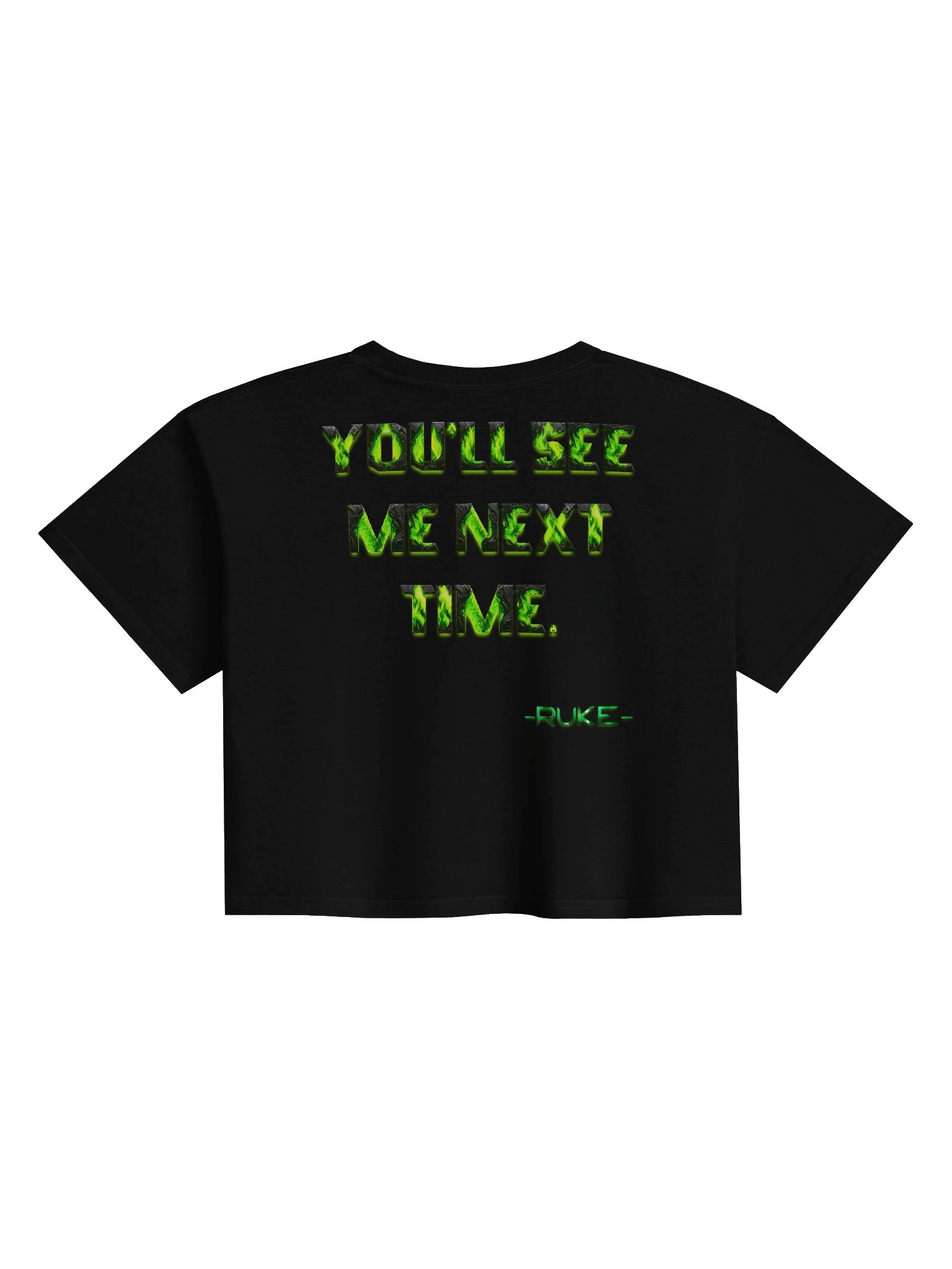 Women’s Premium “If I’m Lucky” Crop Top product image (2)
