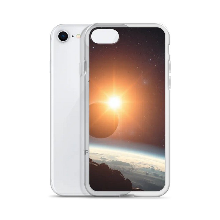 Cosmic Sun Glare Clear iPhone® Case product image (51)