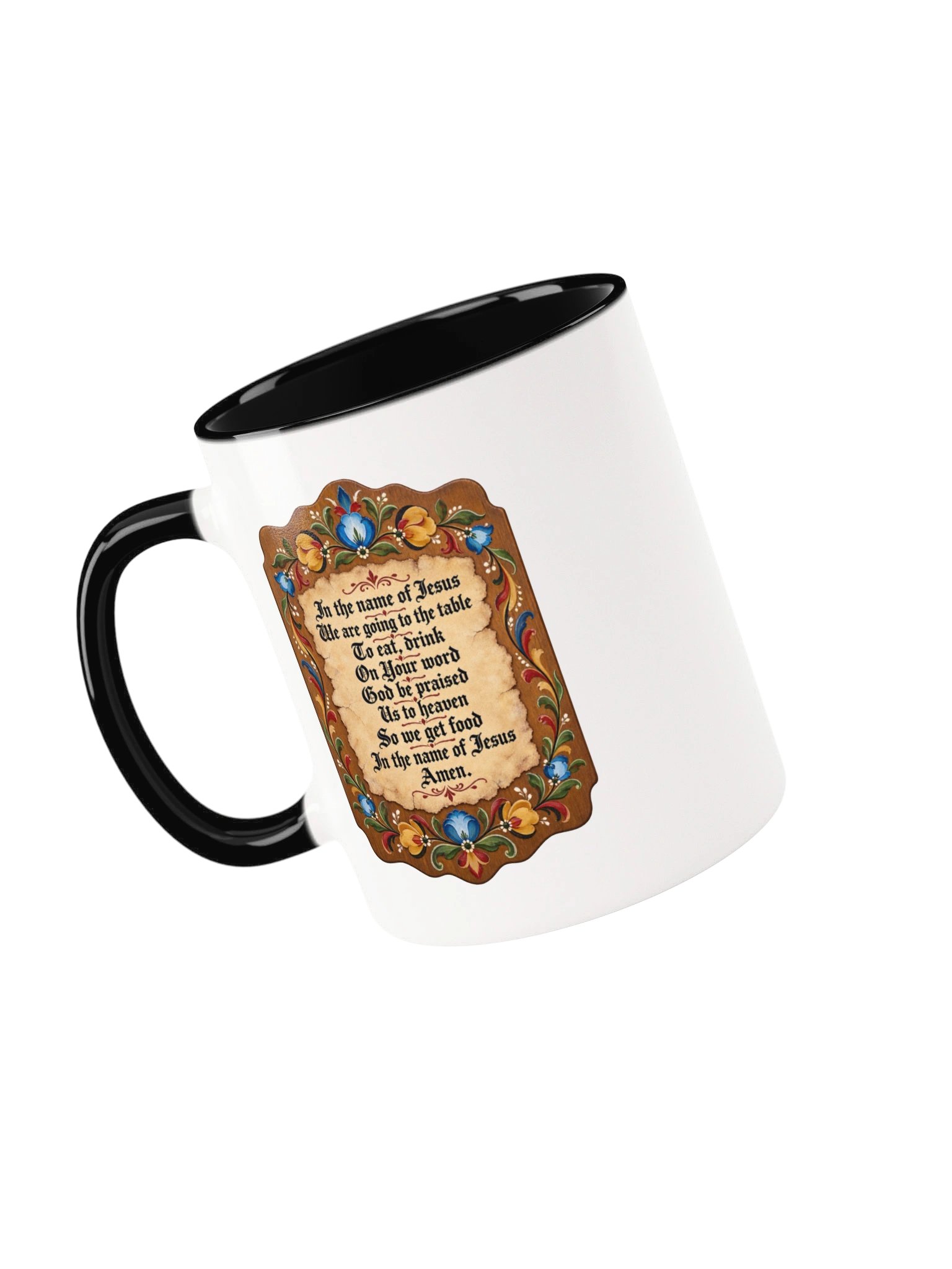 Norwegian Prayer Rosemaling Heritage Mug product image (3)