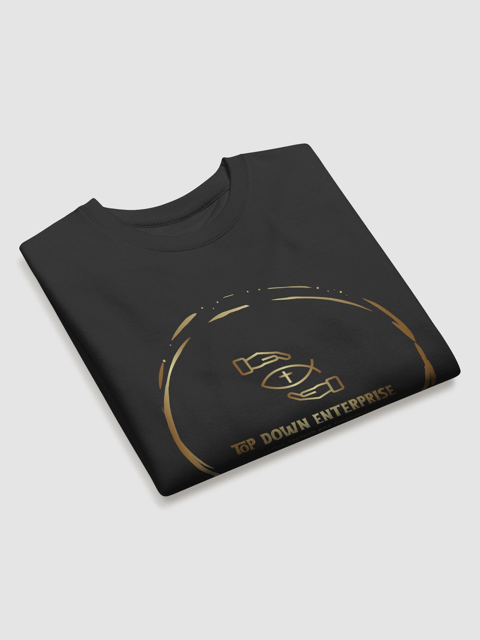 Top Down Gold Logo Sweatshirt product image (3)
