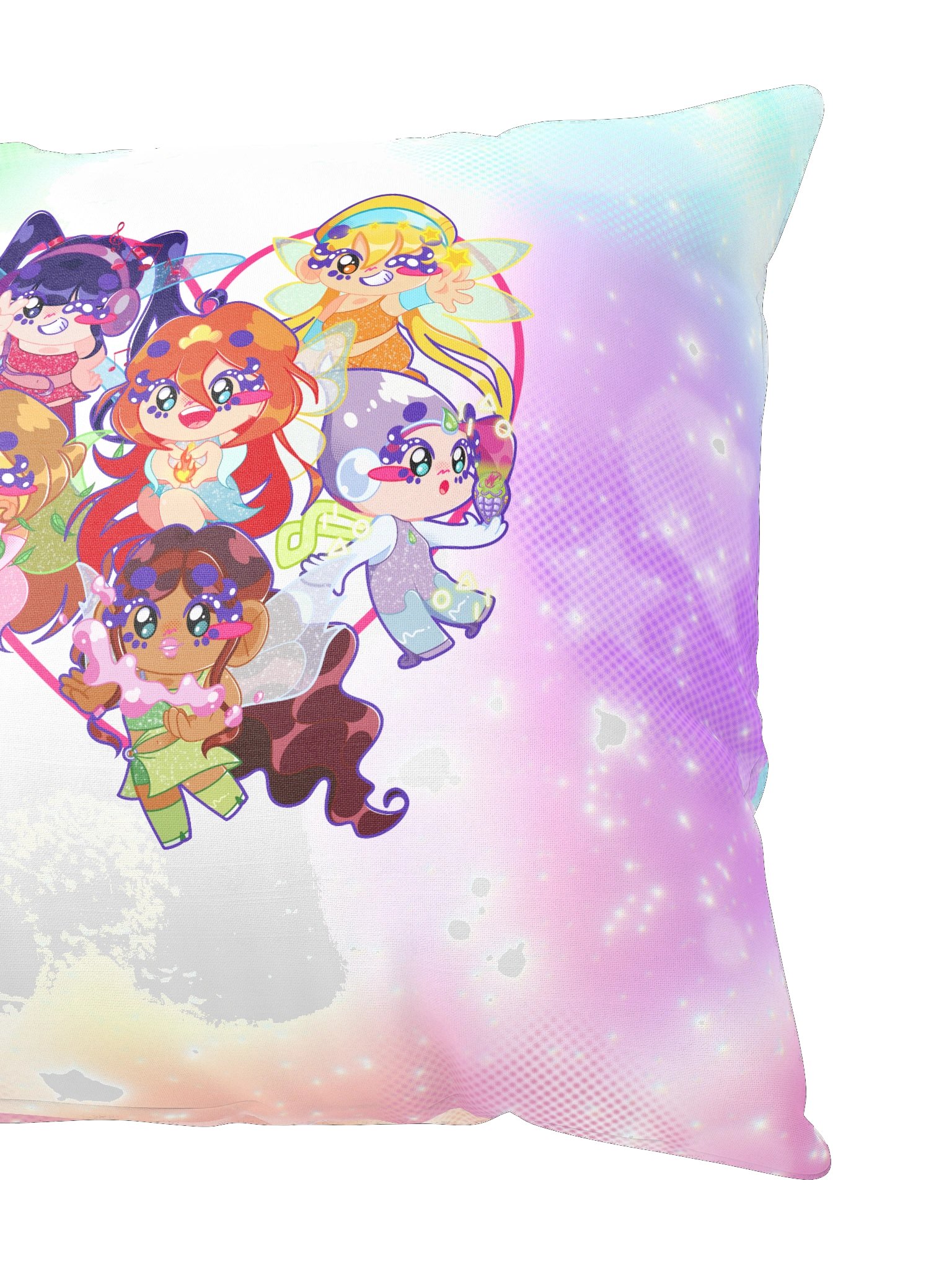 Winx Club Chibi Charmix Throw Pillow product image (4)