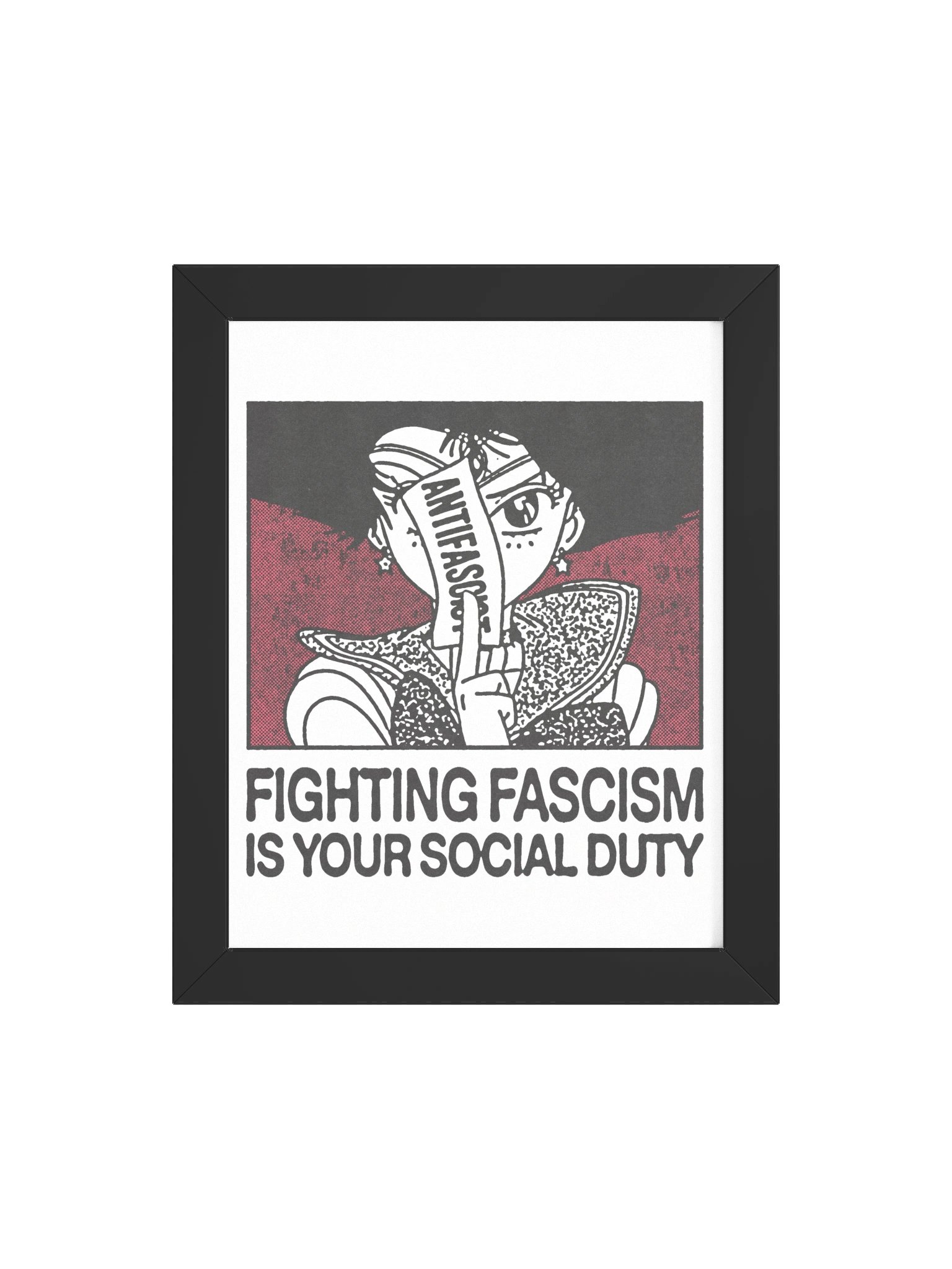 YOUR SOCIAL DUTY ! Framed Print. product image (4)