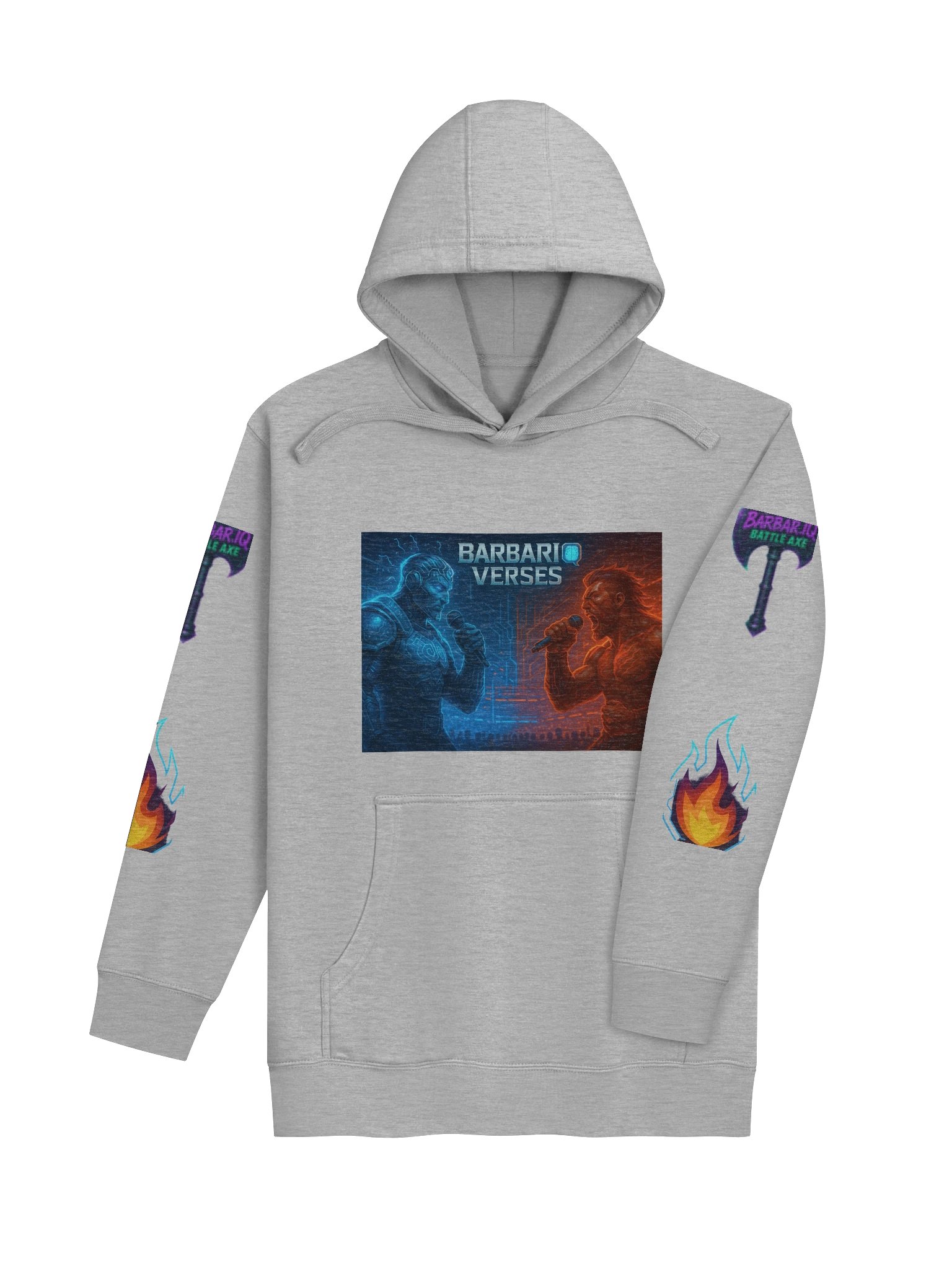 BarbarIQ Verses Unisex Premium Hoodie product image (4)