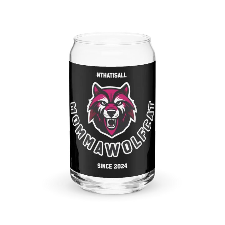 MOMMAWOLFCAT Can-Shaped Glass product image (2)