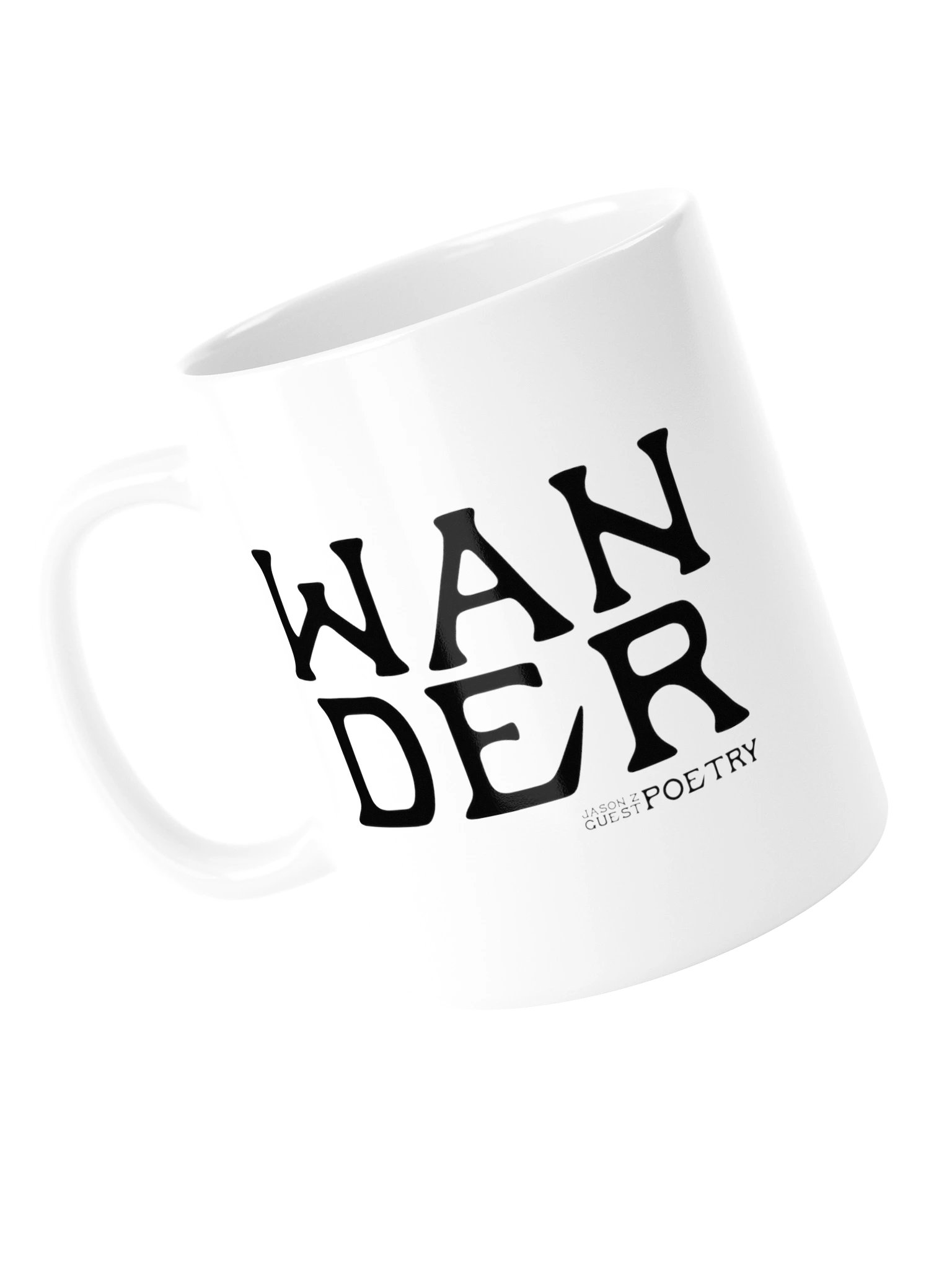 The WANDER White Glossy Mug product image (3)