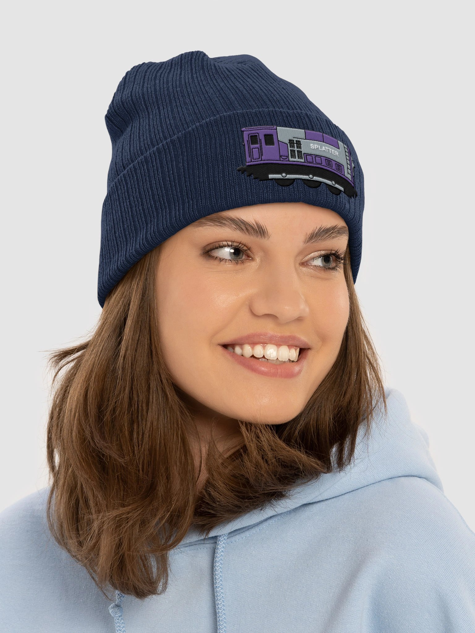 Splatter Embroidered Beanie product image (7)