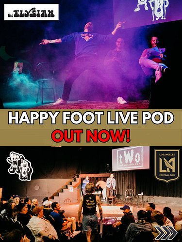IT’S FINALLY HERE! We did our first live podcast at the Elysian Theater on June 13th and you can watch the whole thing NOW.