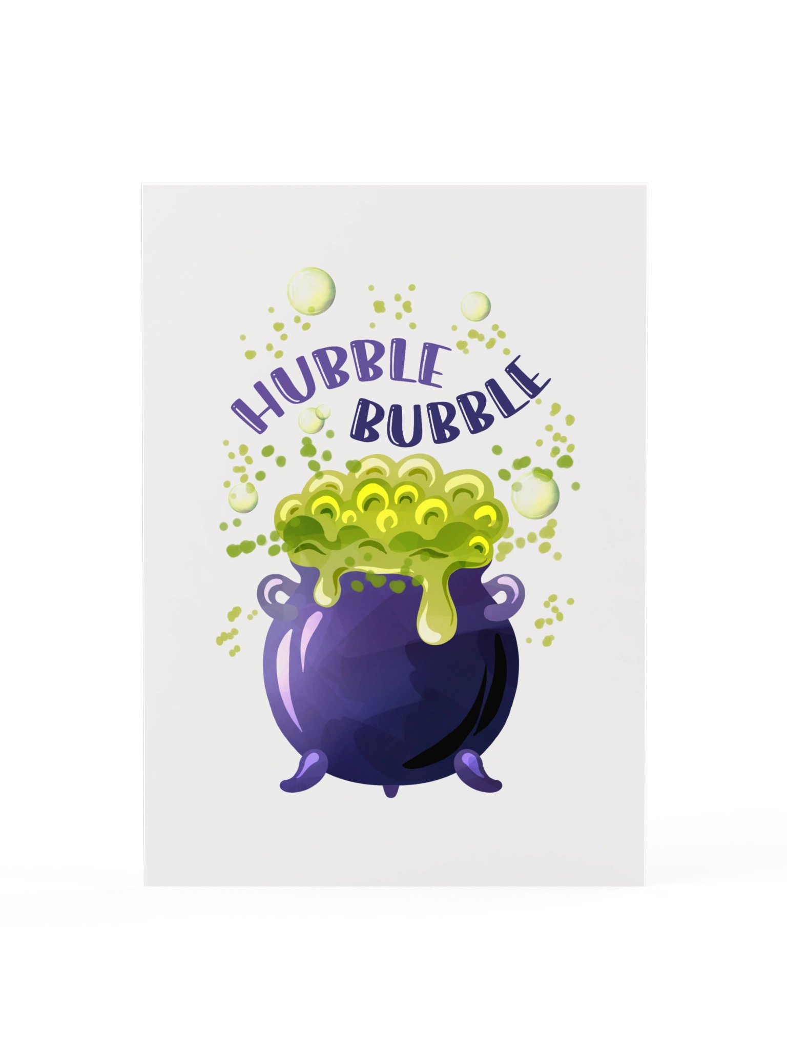 Hubble Bubble Cauldron Halloween Print product image (2)