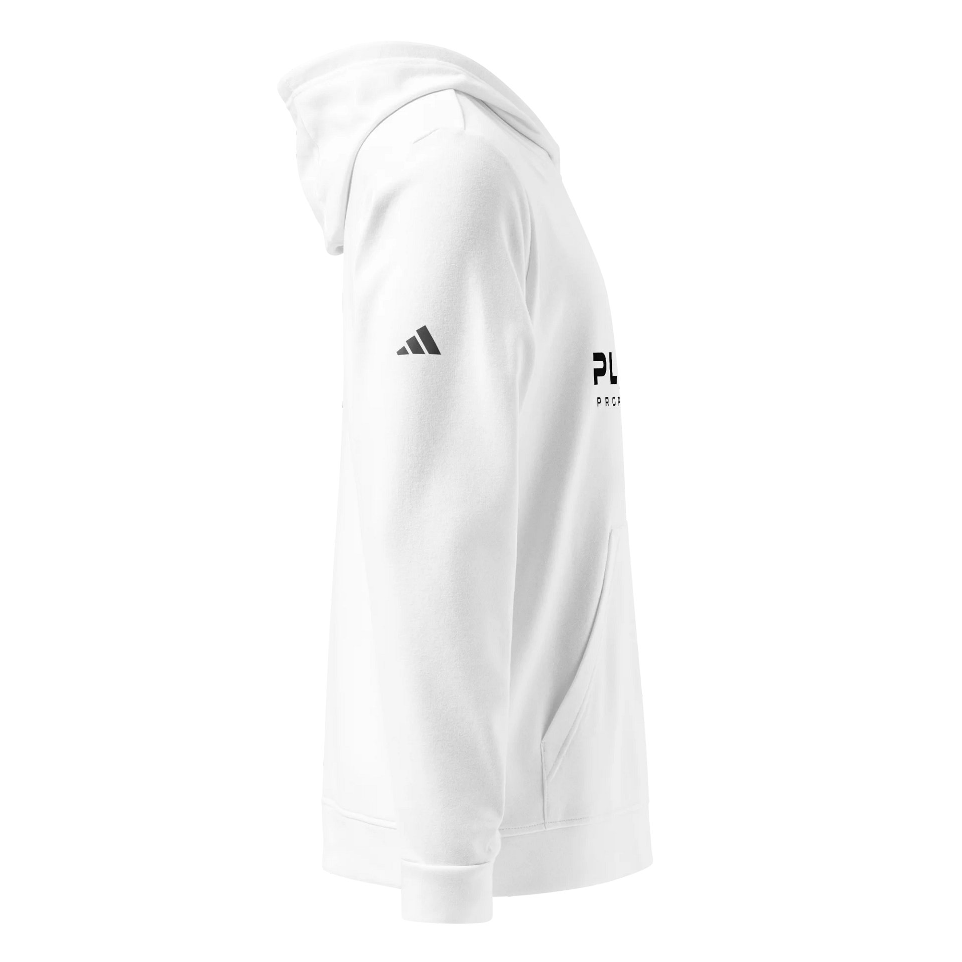 Plush Fleece Hoodie by Adidas White/Gray product image (8)