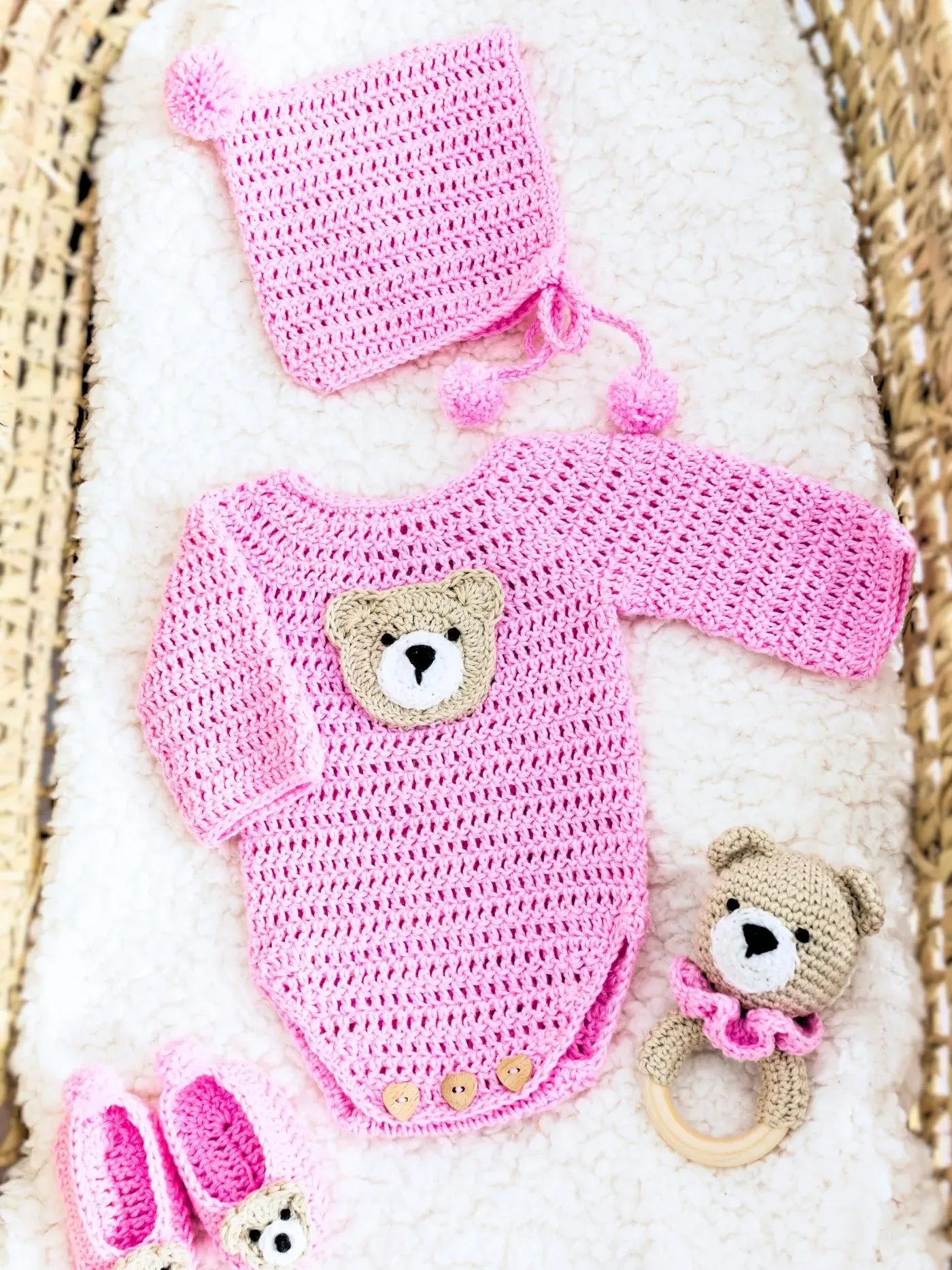 Pixie Baby Bonnet Crochet Pattern product image (10)