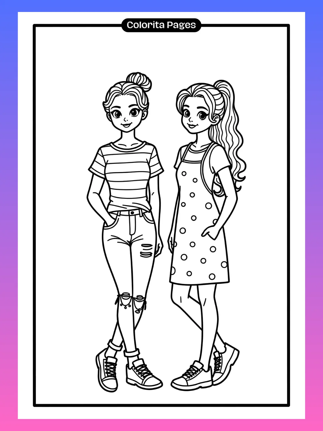 Colorita Girls - Coloring Pages product image (4)