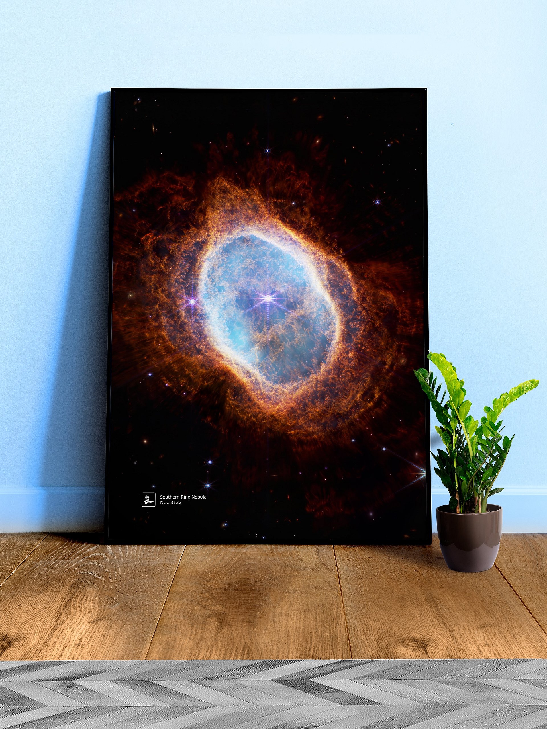 Southern Ring Nebula, NGC 3132 (James Webb/JWST) — space poster, science poster product image (4)