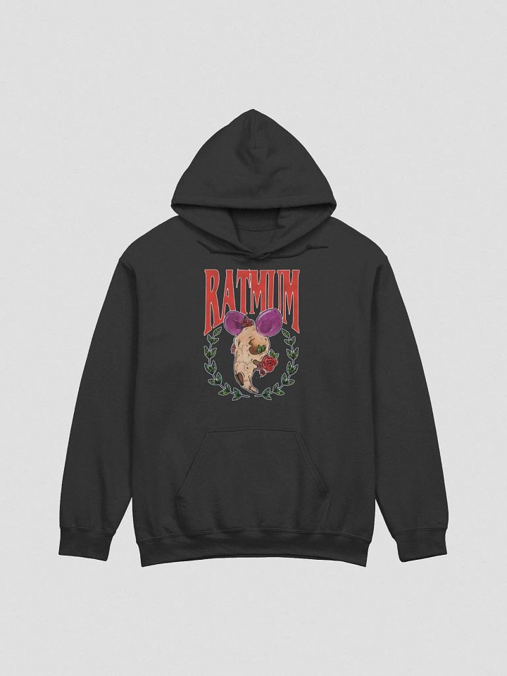 AJA X RAT - Wreathed Skull Hoodie (Black) product image (2)