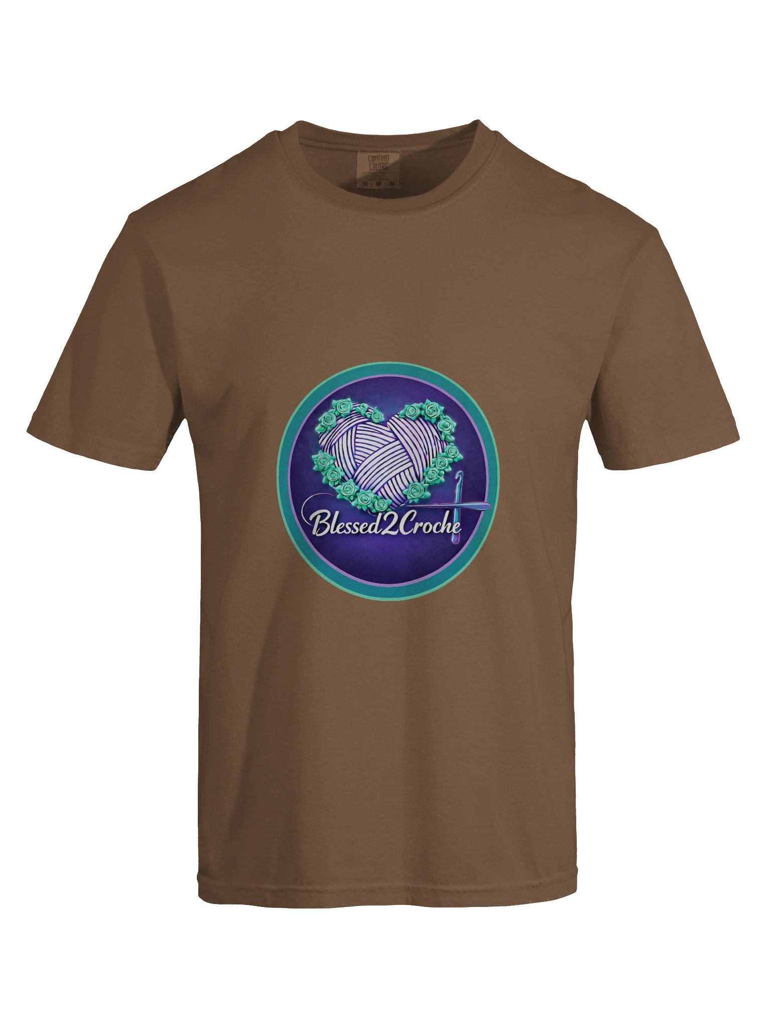 Blessed2Crochet Logo Shirt product image (7)