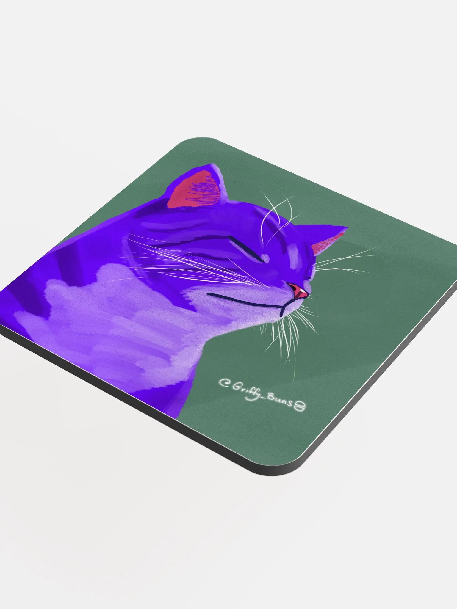 Grape Cat Coaster product image (4)