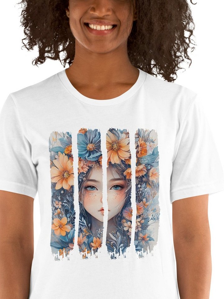 Ethereal Floral Beauty Brushstroke TShirt | Boho Fantasy | Floral Inspired T-Shirt product image (1)