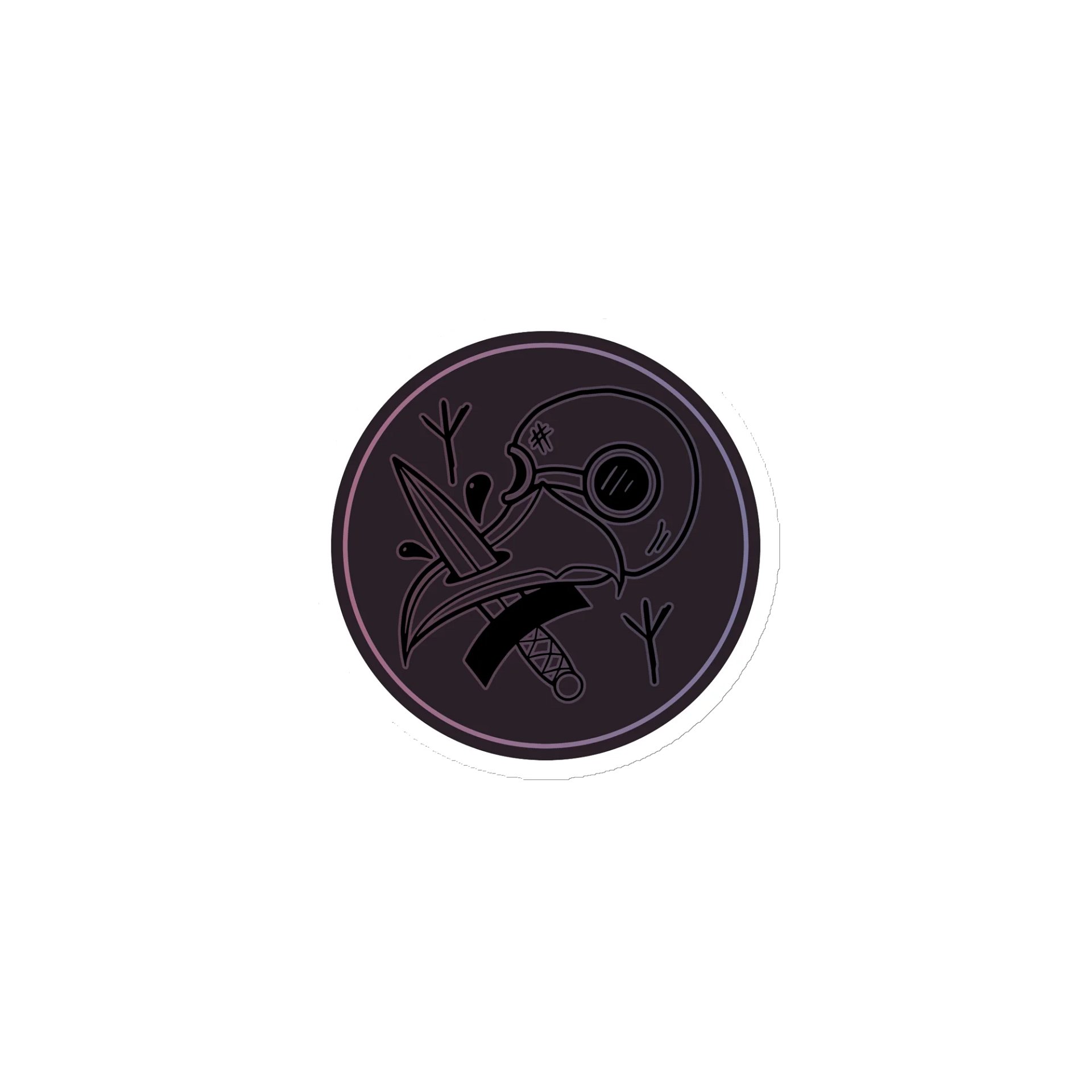 Circle Of Tea-crecy Emblem Die-Cut Magnet product image (2)