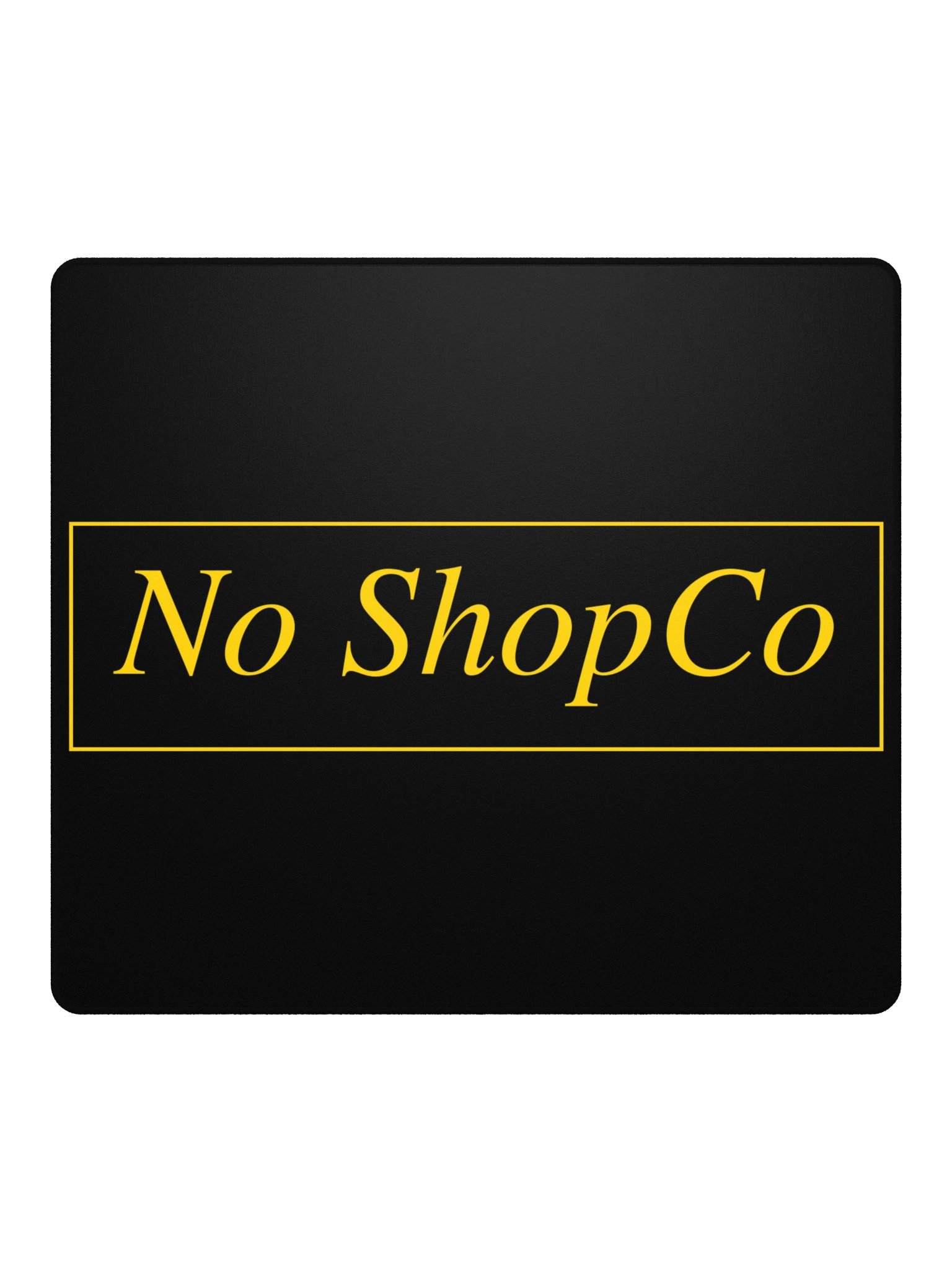 No ShopCo Gaming Mouse Pad - Yellow on Black product image (2)