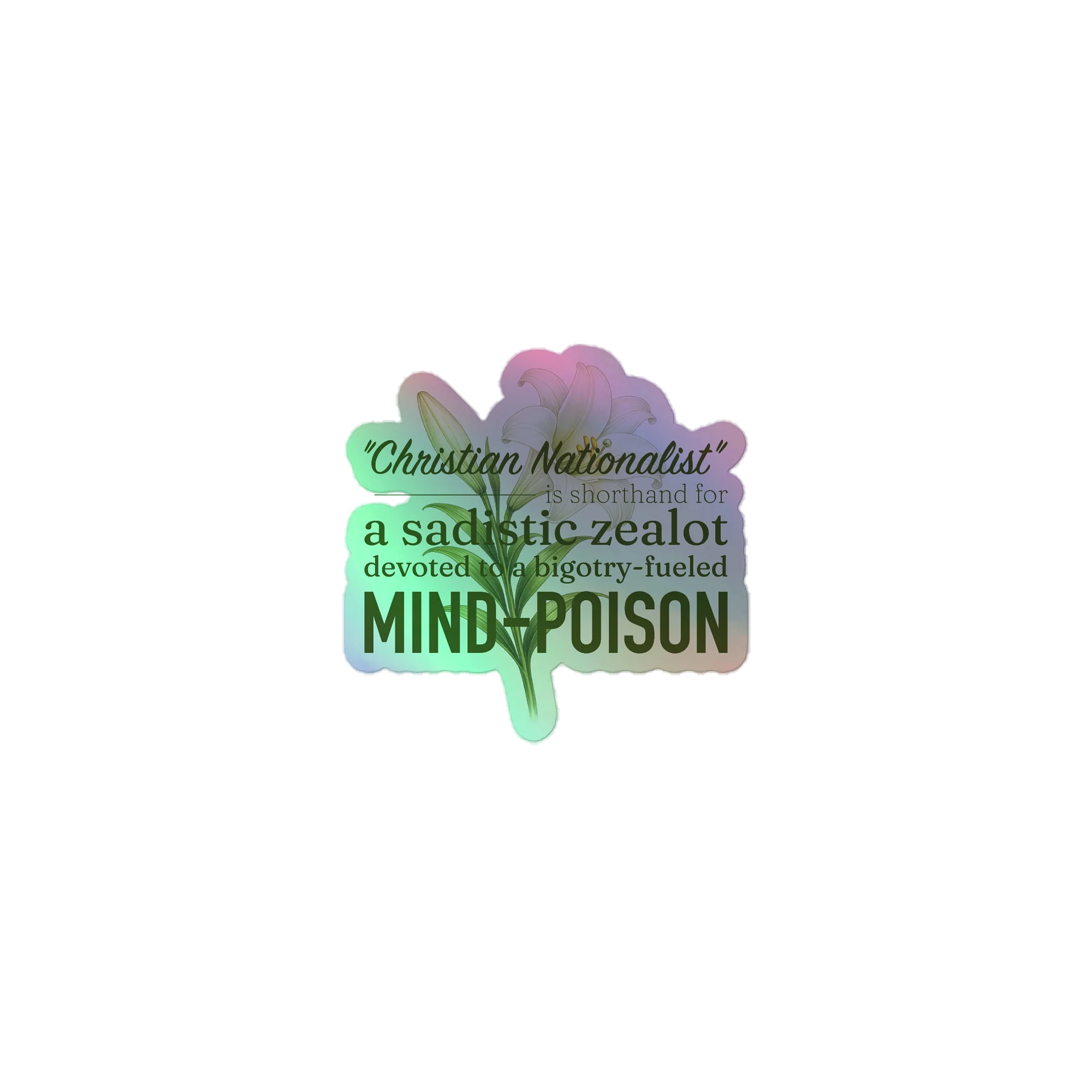 NatC Mind-Poison - Shiny Sticker product image (1)