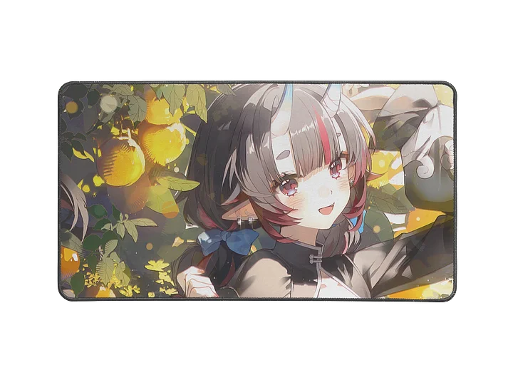 UWU Tangerine YomiiOK Medium DeskMat product image (1)