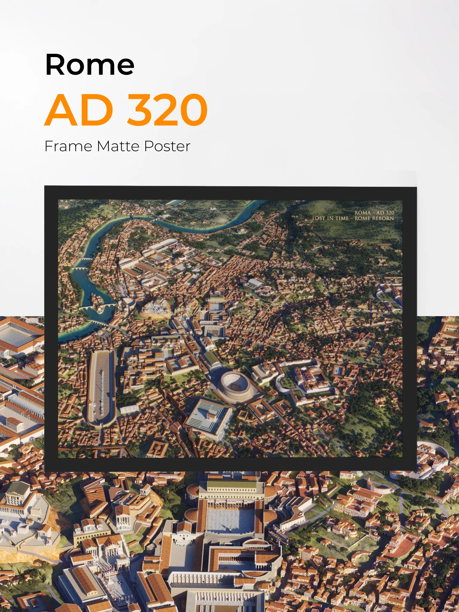 The Rome Poster (Framed) product image (1)