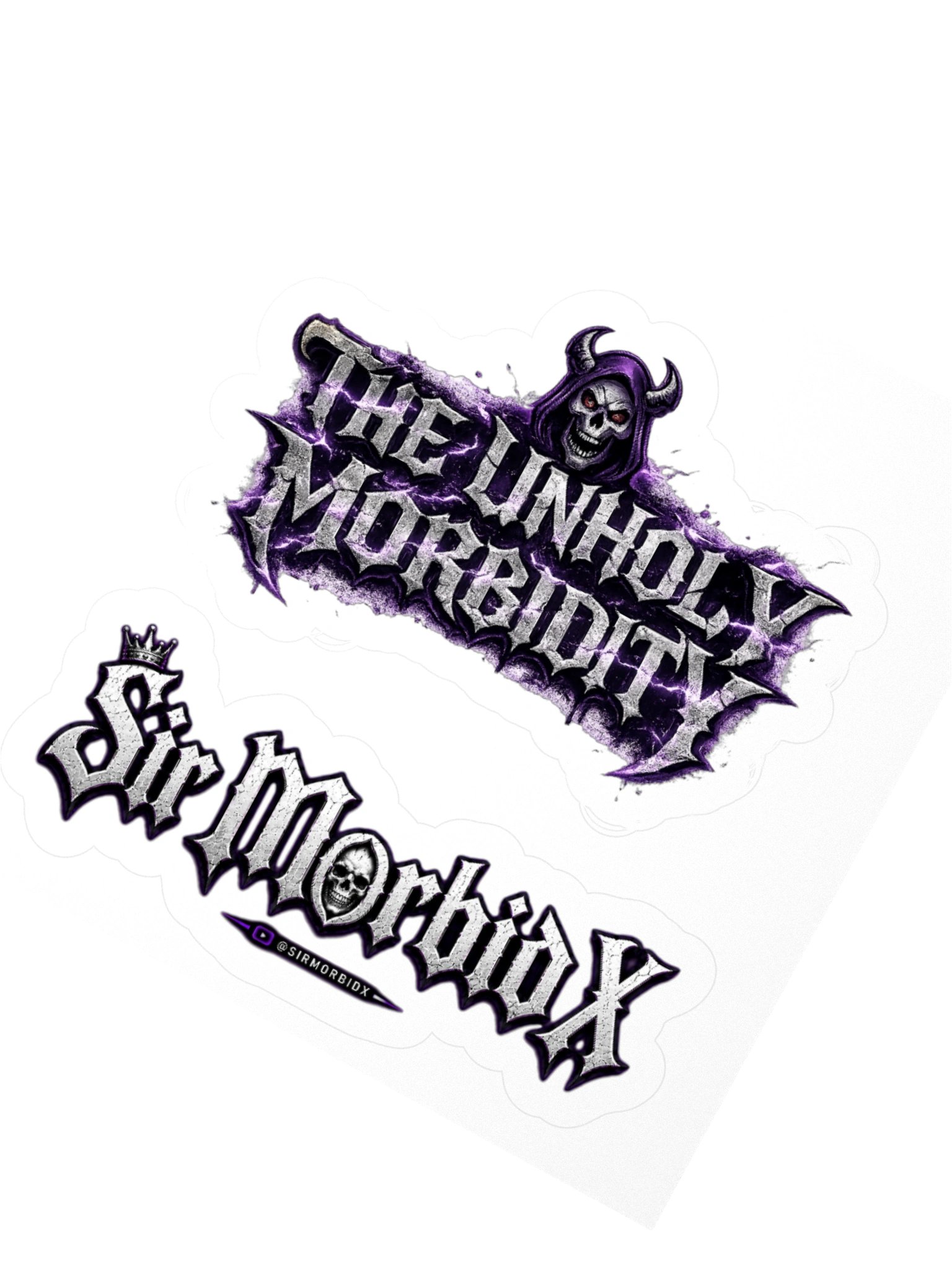 ''The Unholy Morbidity" Kiss Cut Stickers product image (3)