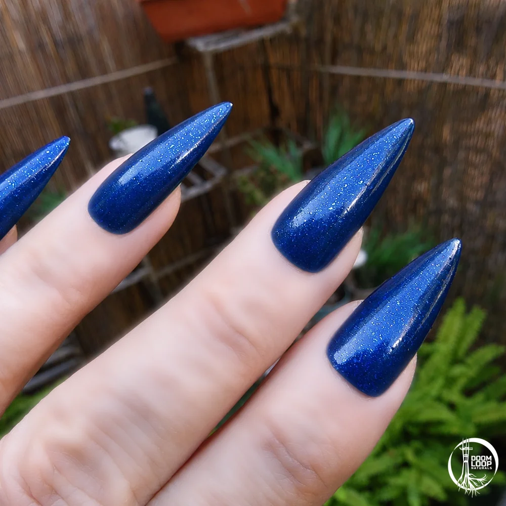 OPACITY OF DESIRE - Shimmering Blue Translucent Jelly Nail Polish product image (2)