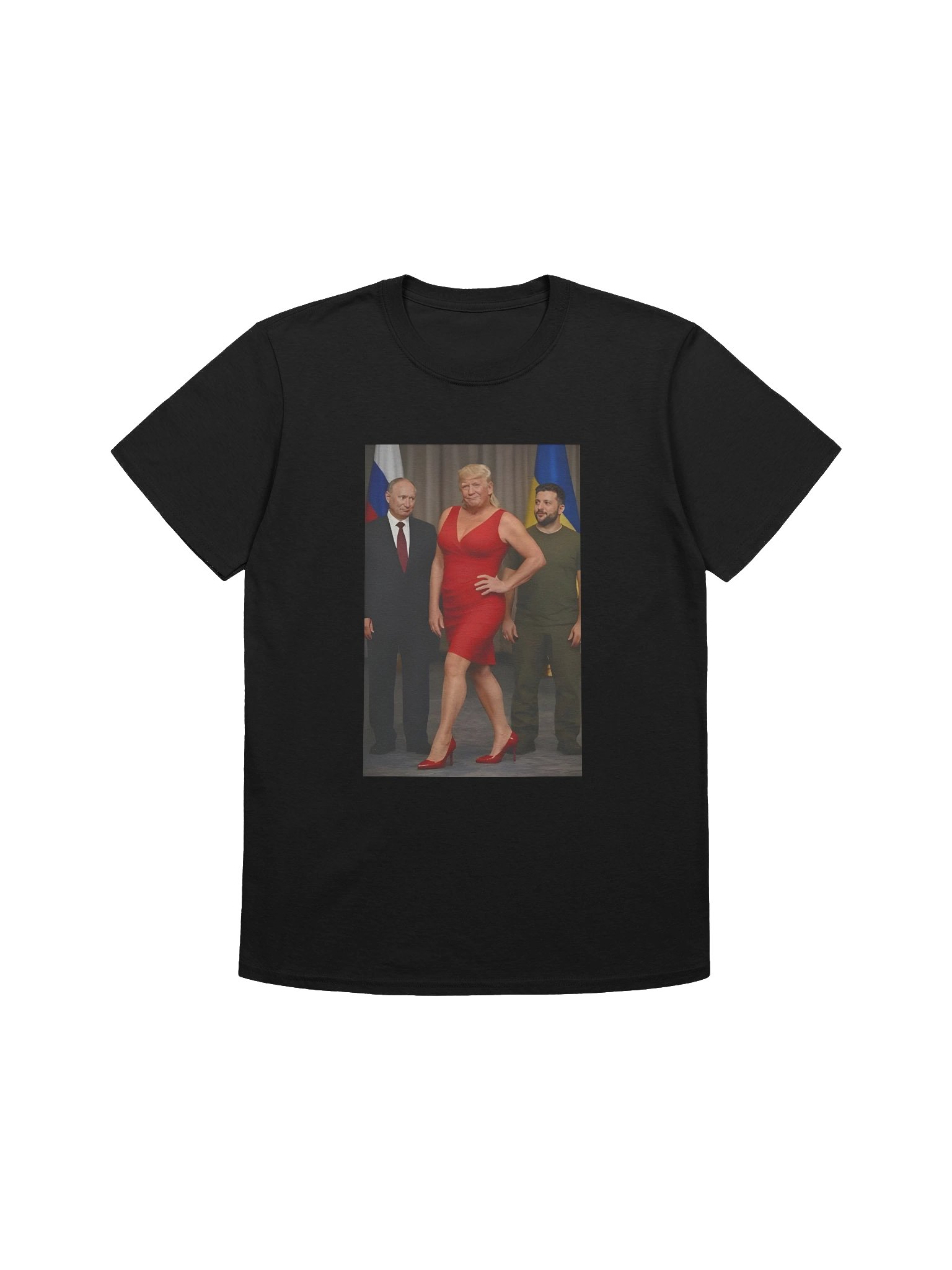 Viral Power Trio Meme Tee – Trump, Biden & Zelenskyy Funny Political Shirt product image (1)
