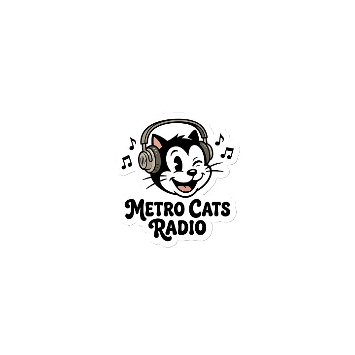 Metro Cats Radio Die-Cut Magnets product image (1)